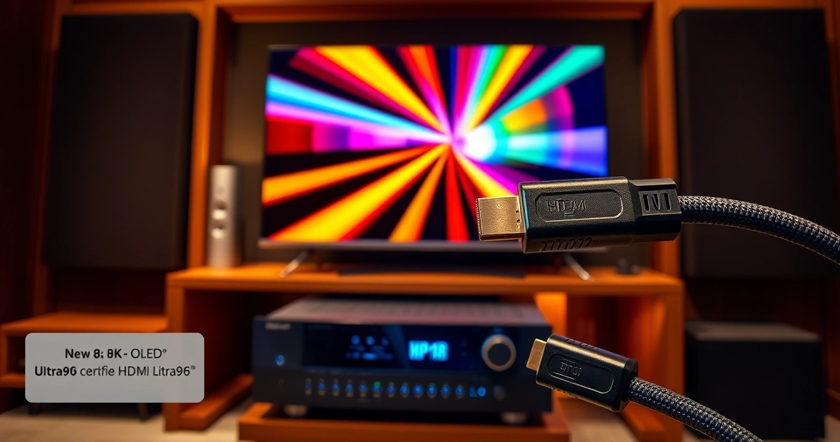 HDMI 2.2 ja Ultra96-kaapelit 2026: Uusi 96 Gbps -Standardi Mullistaa Kotiteatterin